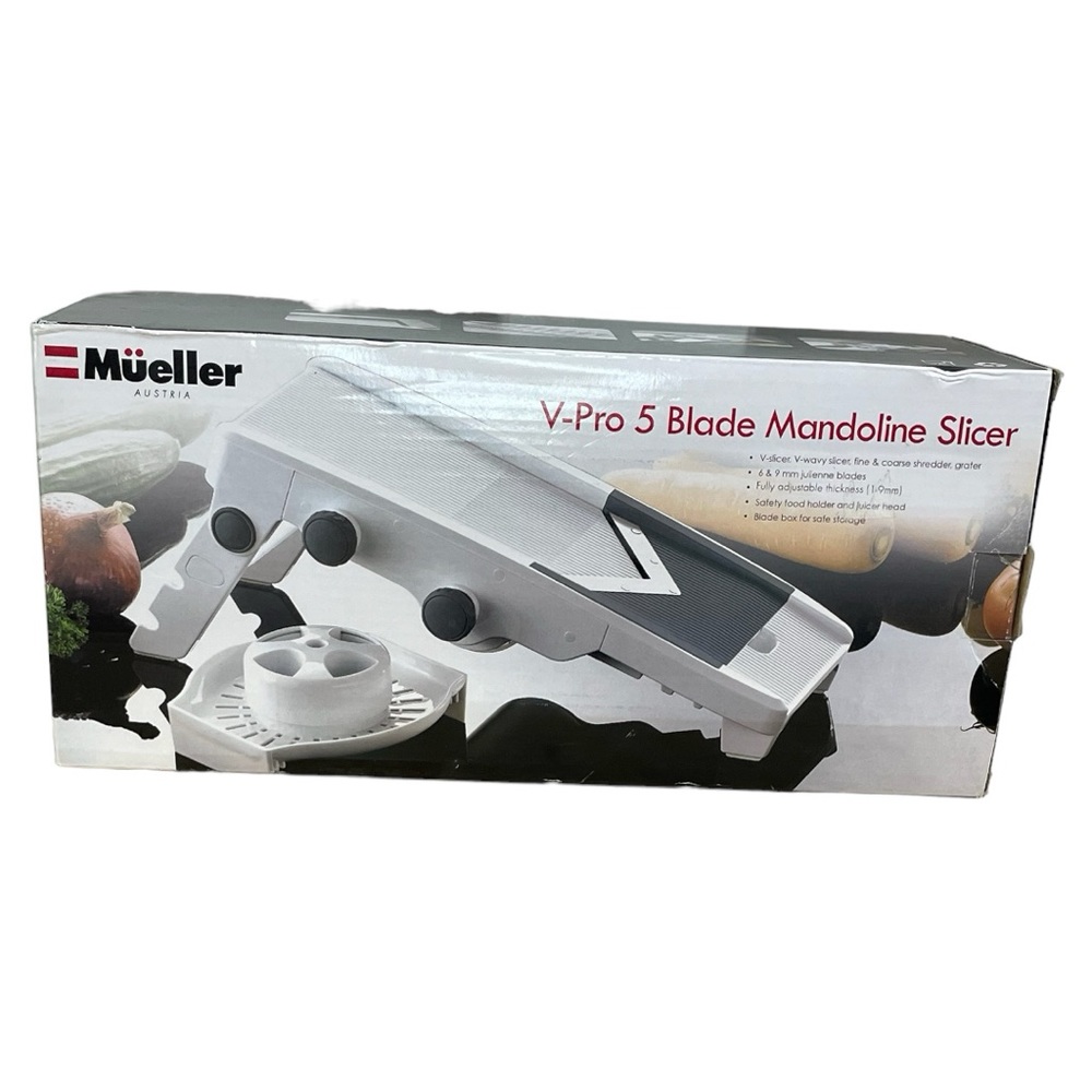 New In Box Mueller v-Pro 5 Blade Mandoline Splicer